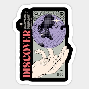 Discover 1985: A Journey Beyond Borders Sticker